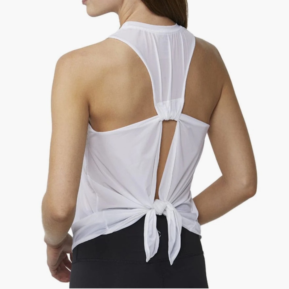 DYI Gray Tie Back Tank